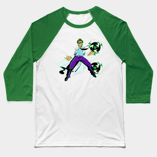 Incredible Green Coaster Baseball T-Shirt by EchoLakeArt